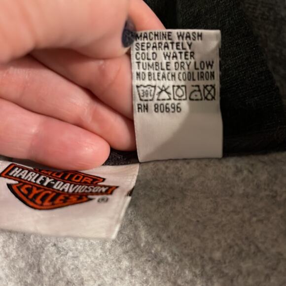 Harley-Davidson Grey Zip Up Vest Women's Size Medium - Picture 9 of 9